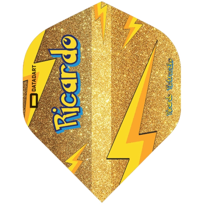 DATADART Ricardo Pietreczko Dartflight Standard gold